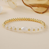 Fiasrel New Trendy Mother's Day Mama Golden Beads Stretch Adjustable Bracelets