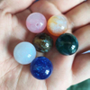Fiasrel 16mm Glitter Resin Starry Sky Beads – DIY Craft Supplies for Bracelets Accessories