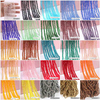 Fiasrel 1bundle 2/3/4/6/8mm Flat Wheel Beads DIY Jewelry Making Accessories Crystal Loose Beads in Transparent Standard Colors