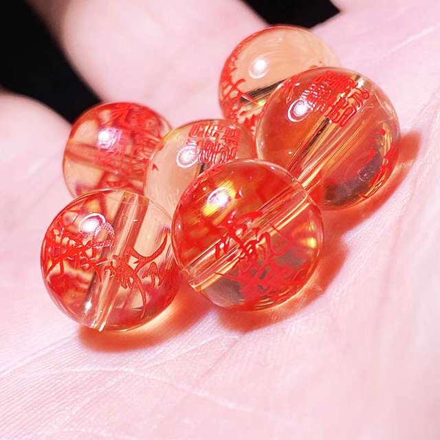 Fiasrel 2025 Year Bead – DIY Yellow Snake Year Loose Beads for Accessories Year of the Snake Craft Beads