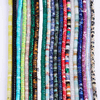 fiasrel 1bundle 2*4mm Tube Beads Natural Stone Colorful Loose Beads for DIY Beading Necklace Cylindrical Spacer Beads