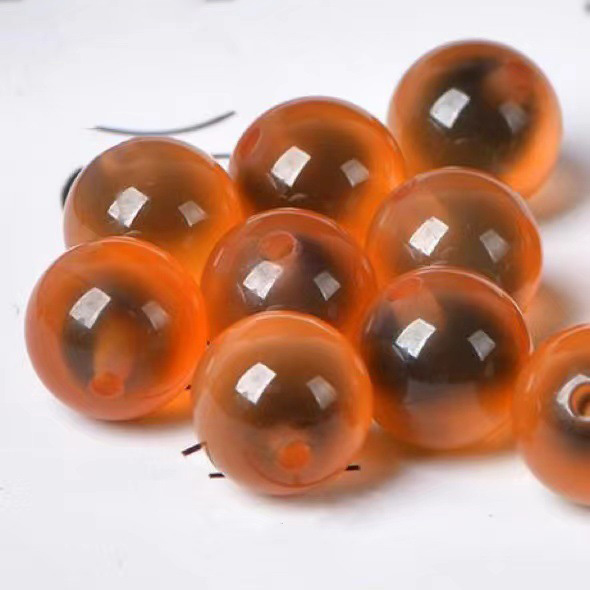 Wholesale Ice-Clear Candy Agate Beads - Assorted Color Round Loose Beads for DIY Jewelry Making