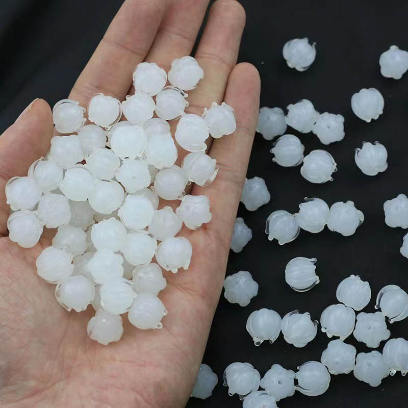 fiasrel 1bundle Temple-style White Lotus Beaded Bracelet with Purple Lion Charm – Xiangji Temple Inspired Buddhist Mala 