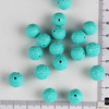 fiasrel 1bundle Turquoise-Pattern Carved Beads - Imitation Turquoise Pumpkin & Dragon Motif Round Loose Beads