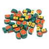Fiasrel 1000pcs 10mm Fruit soft clay beads - lemon