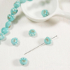 Fiasrel Colored glazed cat paw ceramic beads