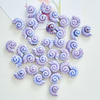 Fiasrel 10pcs Purple series ceramic beads