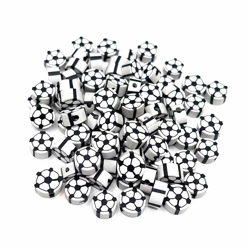 Fiasrel 10mm Spherical soft clay beads