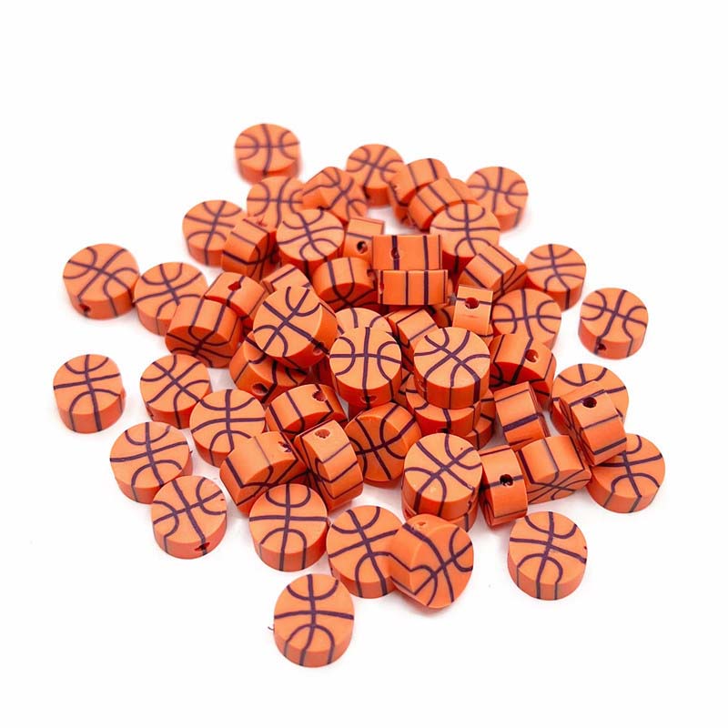 Fiasrel 10mm Spherical soft clay beads