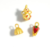 Fiasrel diy Gourd lotus pod Drop Pendant