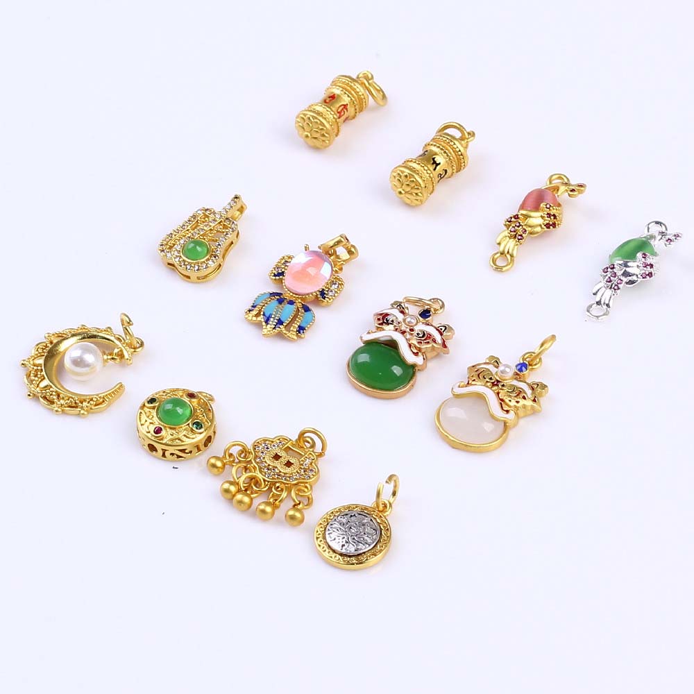 Fiasrel Lion dance Little goldfish ingot pendant Drop Pendant