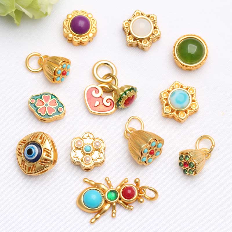 Fiasrel Ancient charm and ethnic style Drop Pendant