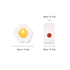 Fiasrel 100pcs Fried egg beads and soft clay beads