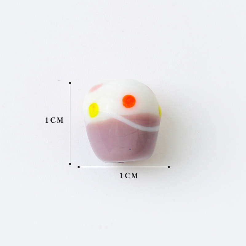 Fiasrel Cake glass beads