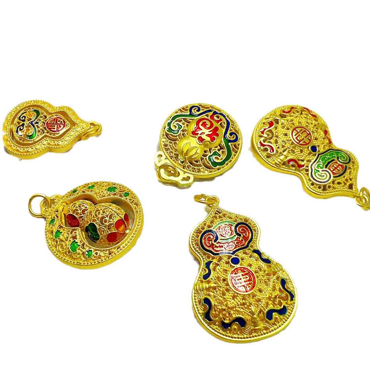 Fiasrel Hollow gourd pendant Drop Pendant