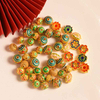 Fiasrel Hollow ball spacer beads-1 Drop Pendant