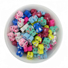 Fiasrel 10mm diy soft clay beads with mixed-color small animals