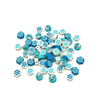 Fiasrel 60pcs Winter snowflake soft clay beads