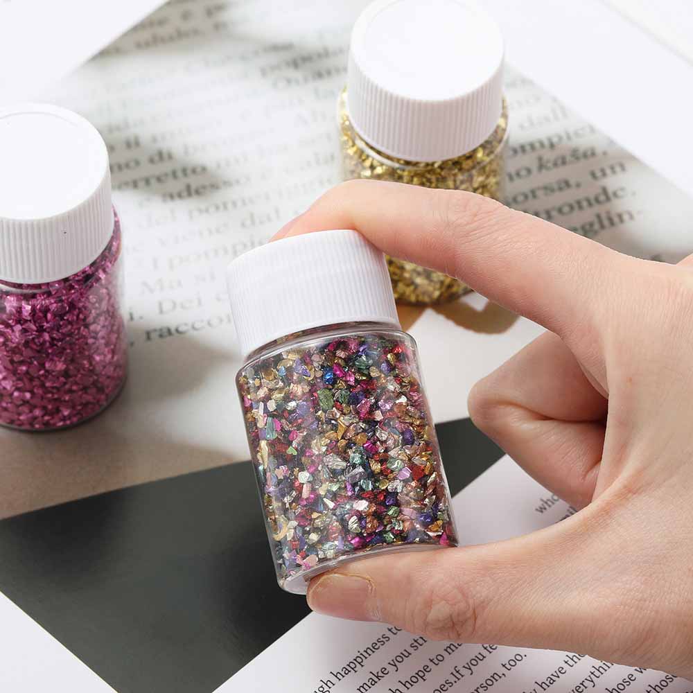 Fiasrel Vintage Handmade 3mm Silver-Lined Glass Seed Beads, 30g/Bottle