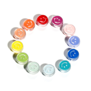 Fiasrel 20mm A perforated smiley face bead