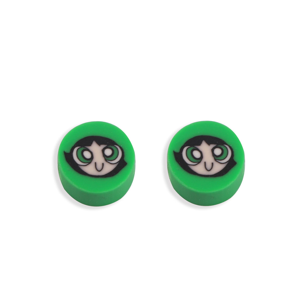 Fiasrel 100pcs Cute anime character Soft clay beads