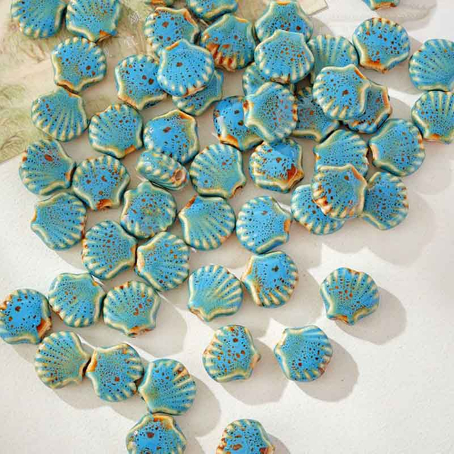 Fiasrel Shell ceramic beads