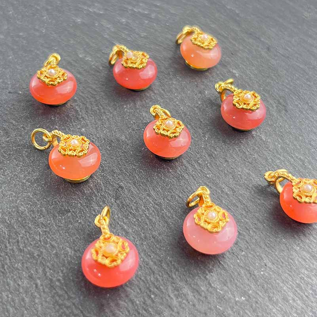 Fiasrel DIY Agate lantern pendant