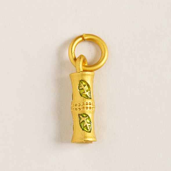Fiasrel DIY Painted cloud bamboo joint pendant