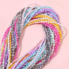 Fiasrel 3x5mm Purple Shell Seed Beads Loose