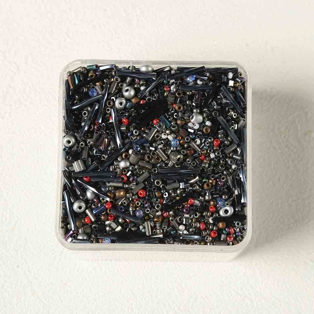 Fiasrel Colored Glass Tube Seed Beads Loose 