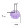 Fiasrel 2*4mm Ice-Transparent Seed Beads DIY Handmade Beading Supplies
