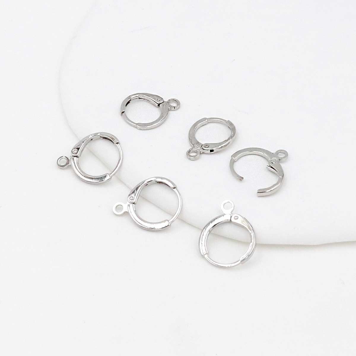 Fiasrel 20pcs Color-preserving 18k open ear buckle accessories