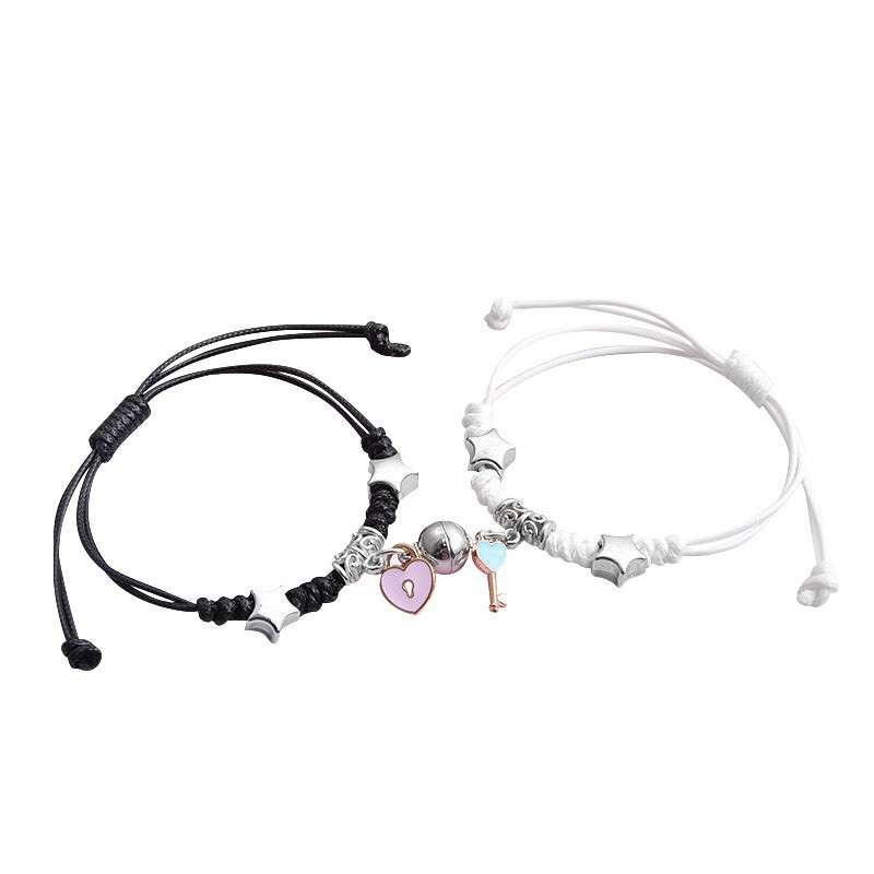 Fiasrel Magnetic couple bracelets