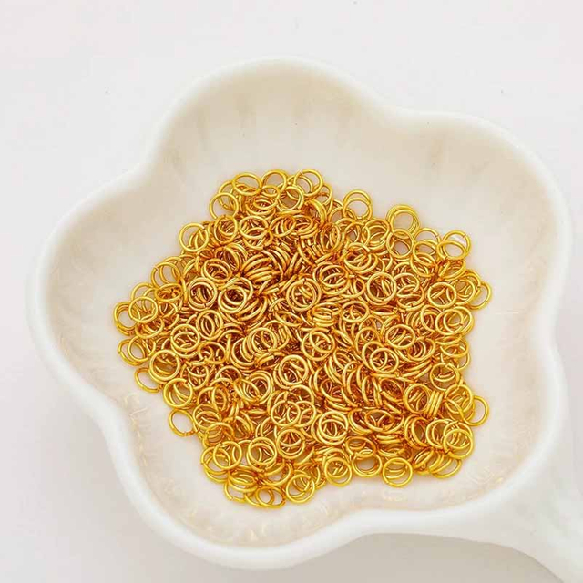 Fiasrel 50pcs Jewelry Making Jump Ring