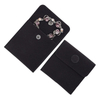 Fiasrel Thickened velvet button jewelry bag