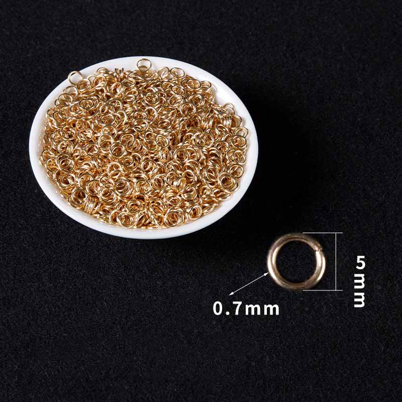 Fiasrel 5mm Circular ring closed mouth ring accessory