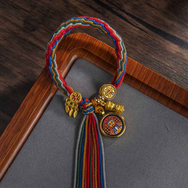 Fiasrel The Six-character Mantra ethnic Wind bracelet