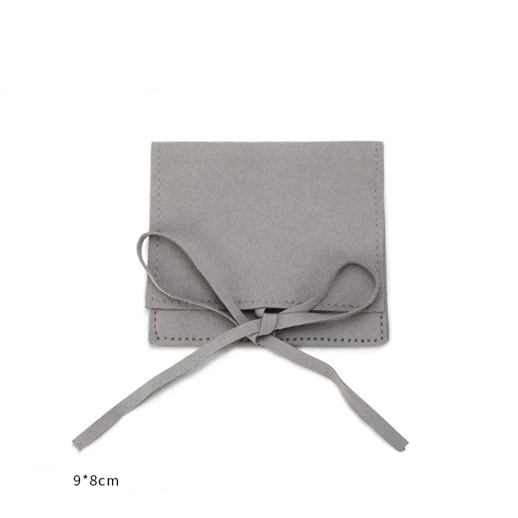 Fiasrel 9*8cm Necklace stud velvet storage bag