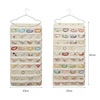 Fiasrel 80grids Jewelry bag hanging storage and hanging bag