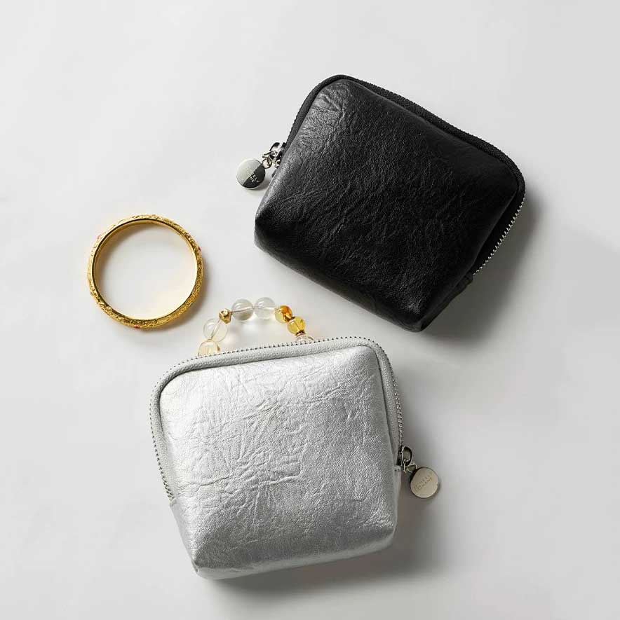 Fiasrel 10.8*12*13.5cm High-end multi-layer jewelry storage bag