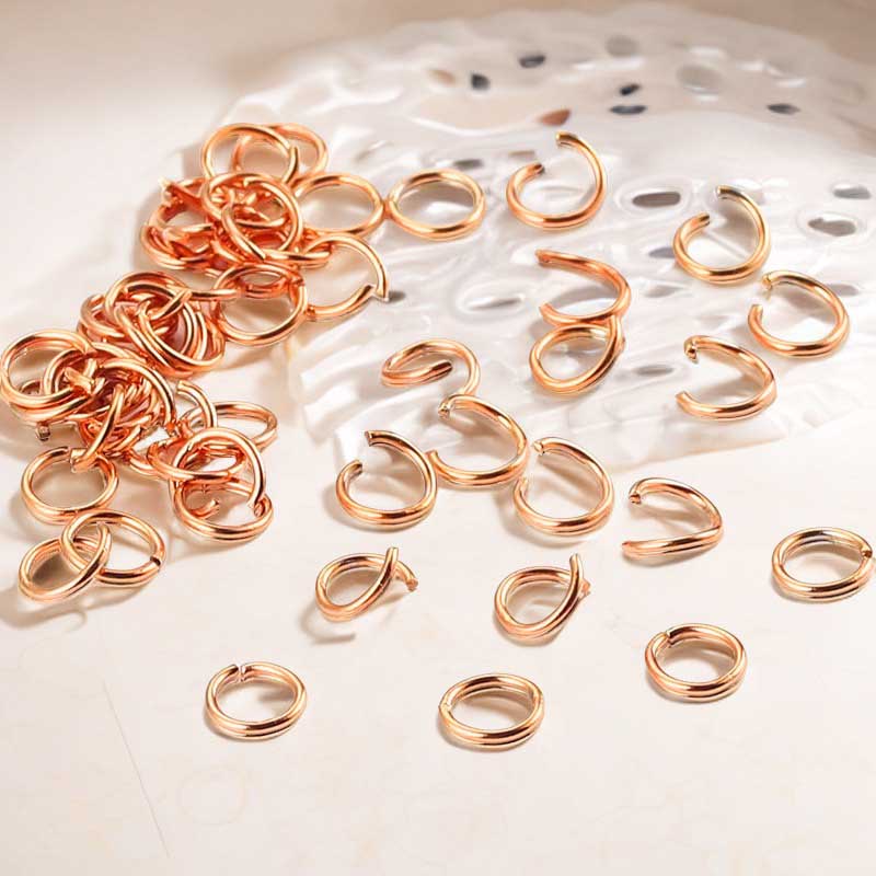 Fiasrel 200pcs Open ring connection ring jewelry accessory