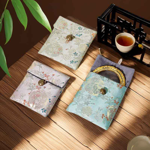 Fiasrel 9.5*10.5cm Vintage jewelry velvet bag