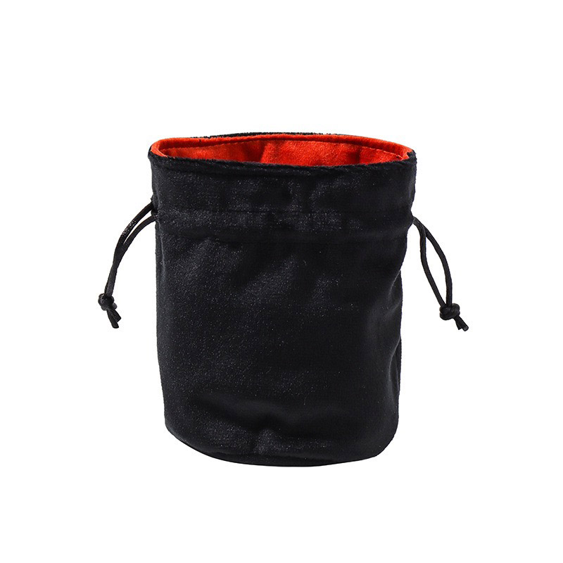 Fiasrel 12.5*6*1cm Velvet color-blocked jewelry bag