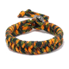 Fiasrel Handmade Nylon Rope Outdoor Paracord Survival Camping Camouflage Bracelet Handcrafted Woven Bracelet