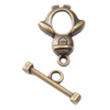 Fiasrel 10pcs Stainless Steel OT Clasp Toggle Clasps