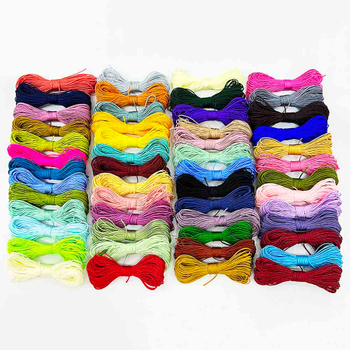 Fiasrel 10yards/lot 0.8mm Thick Nylon Cord Chinese Knot String Knit Jade Ropes Thread