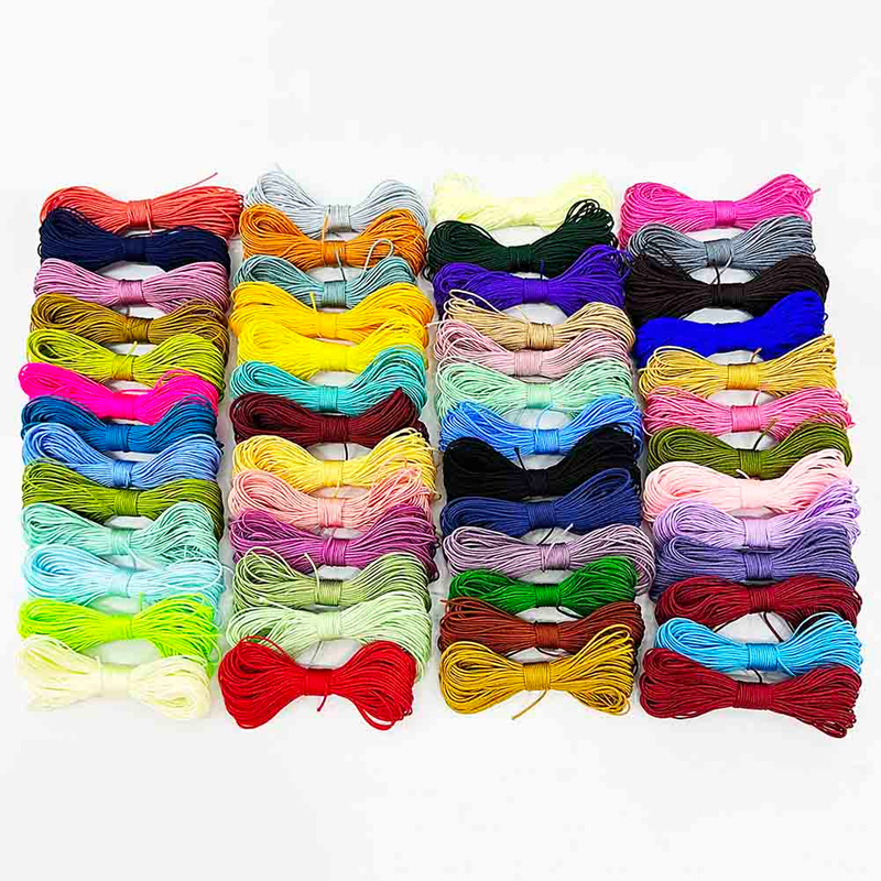 Fiasrel 0.8mm Thick Nylon Cord Chinese Knot String Knit Jade Ropes Thread