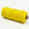 Fiasrel 3mm 110Yards Twisted Cotton String Rope Macrame Twine Cord