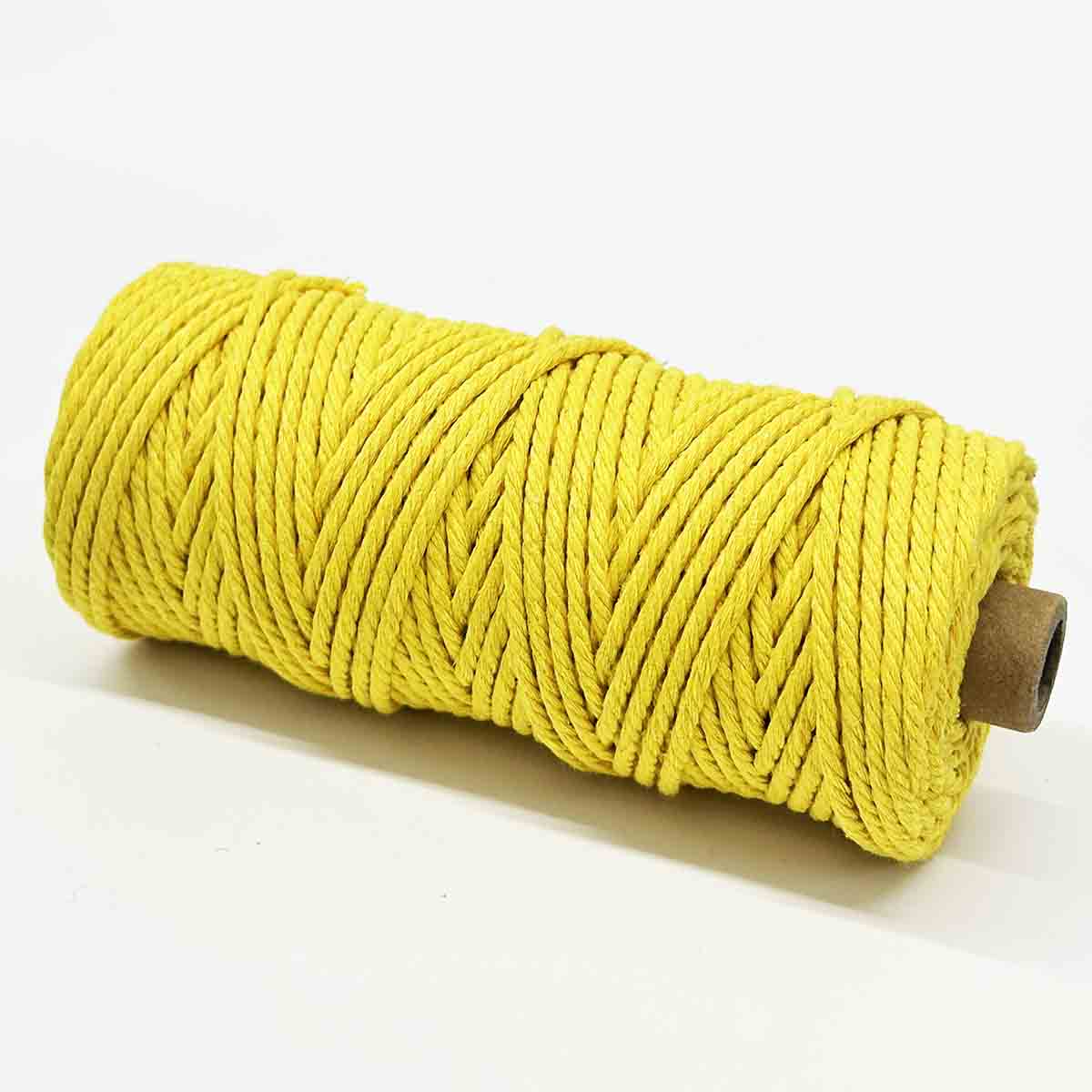 Fiasrel 3mm 110Yards Twisted Cotton String Rope Macrame Twine Cord