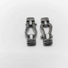 Fiasrel Punk Style New Simple Retro Stainless Steel Horseshoe Buckle 6 * 12mm